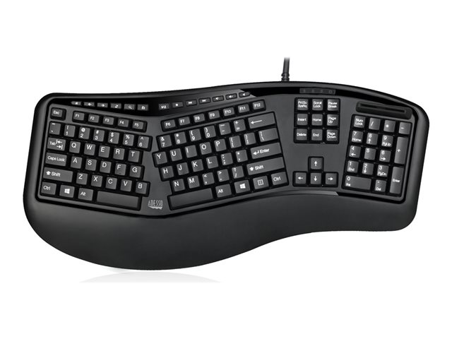 Adesso Tru-Form 150SB - keyboard - QWERTY - US - TAA Compliant Input Device