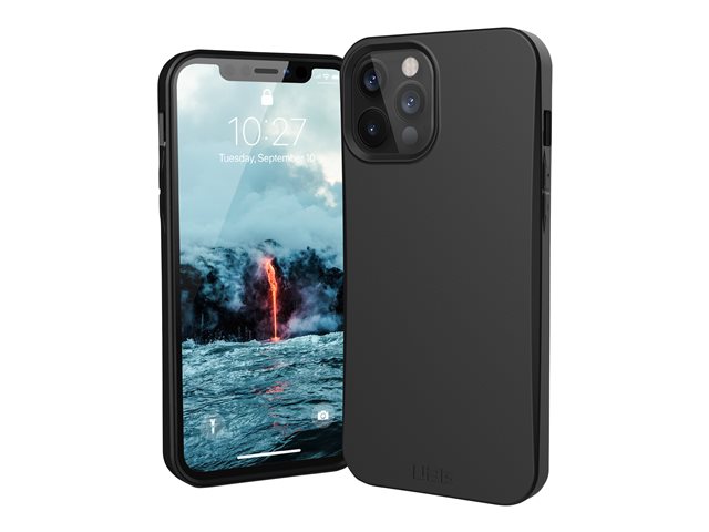 UAG Rugged Case for iPhone 12 Pro Max 5G [6.7-inch] - Outback Bio Black - back cover for mobile phone
