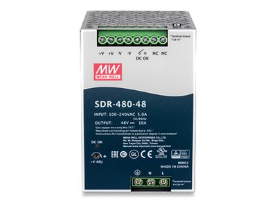 TRENDnet TI-S48048 - power supply - 480 Watt - TAA Compliant