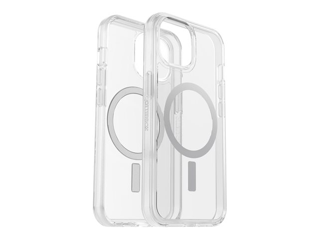 OtterBox Symmetry Clear MagSafe Case for iPhone 16e, 15, 14, 13, Shockproof, Drop proof, Protective Thin Case, 3x Tested to Military Standard, Clear, No Retail Packaging