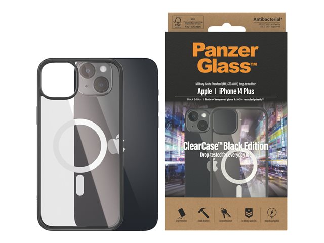 PANZERGLASS MAGSAFE CLEARCASE BLACK FRAME APPLE IPHONE 2022 6