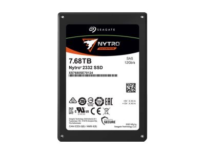 Seagate Nytro 2332 XS7680SE70124 - SSD - 7.68 TB - internal - 2.5" - SAS 12Gb/s
