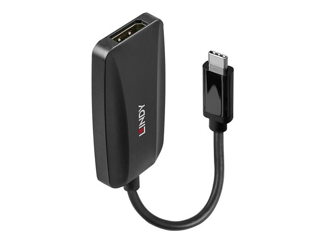 Lindy - video adapter - 24 pin USB-C to DisplayPort - 13 cm