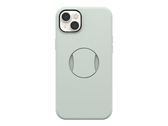 OtterBox OtterGrip Symmetry Series - Back cover for mobile phone - MagSafe compatibility - plastic, polycarbonate, synthetic rubber - chill out (green) - for Apple iPhone 14 Plus