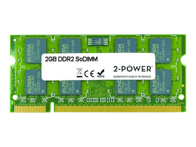 2-Power - DDR2 - module - 2 GB - SO-DIMM 200-pin - 667 MHz / PC2-5300 - unbuffered