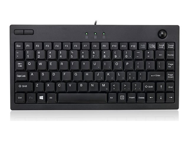 Adesso EasyTouch Mini Trackball - keyboard - black Input Device