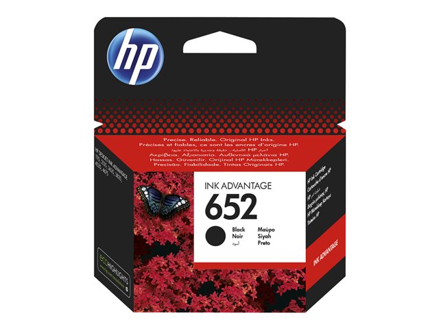 HP 652 - 6 ml - original - Ink Advantage - ink cartridge - for Deskjet 1110, 2130, 3630, ENVY 4520, Officejet 3830, 4650