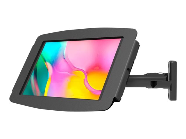 Compulocks Galaxy Tab A8 10.5" Space Enclosure Swing Wall Mount - Mounting kit (enclosure, articulating arm) - swing arm - for tablet - lockable - high-grade aluminium - black - screen size: 10.5" - wall-mountable, counter top - for Samsung Galaxy Tab A8