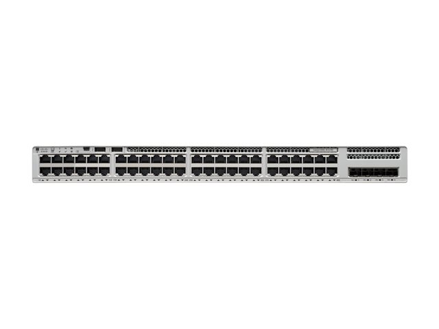 Cisco Catalyst 9200L - Network Essentials - switch - L3 - Managed - 48 x 10/100/1000 + 4 x 10 Gigabit SFP+ (uplink) - rack-mountable