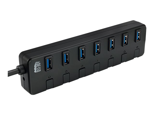 Adesso AUH-3070P - hub - 7 ports