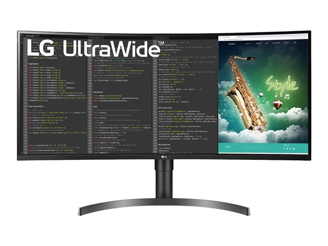 LG UltraWide 35WN75CP-B - LED monitor - curved - 35" - HDR