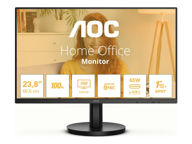 AOC Basic-line 24B3CA2 - B3 Series - LED monitor - Full HD (1080p) - 24" - HDR