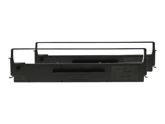 SIDM Black Ribbon Cartridge for LQ-350/300+/300+II, Dualpack (C13S015646)