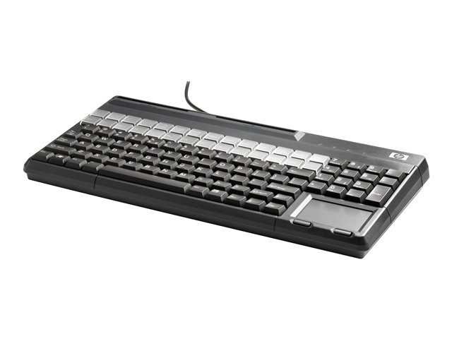 HP POS Keyboard with Magnetic Stripe Reader - keyboard - Netherlands - carbonite