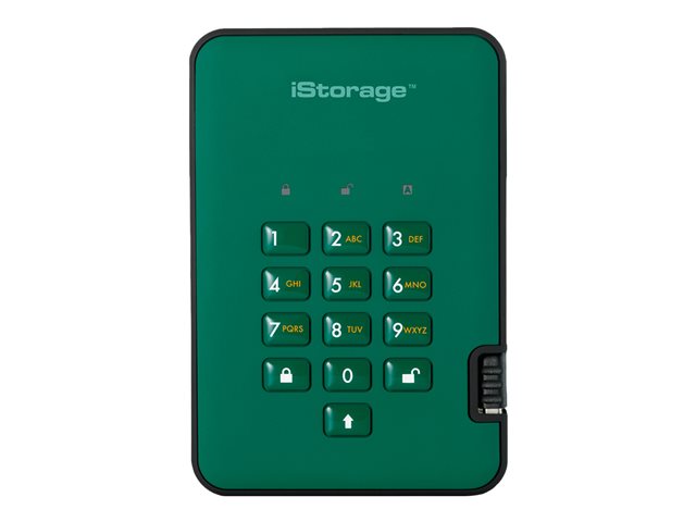 iStorage diskAshur² - hard drive - 500 GB - USB 3.1 Gen 1 - TAA Compliant