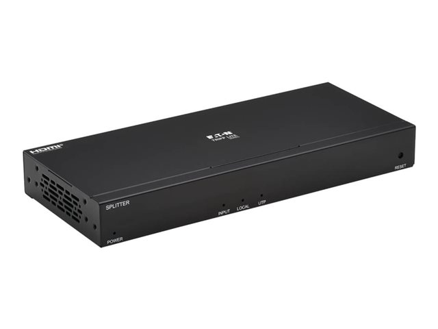 Eaton Tripp Lite Series HDMI over Cat6 Splitter - 4-Port 4K 60 Hz, HDR, 4:4:4, PoC, HDCP 2.2, 230 ft. (70.1 m), TAA - video/audio extender - TAA Compliant