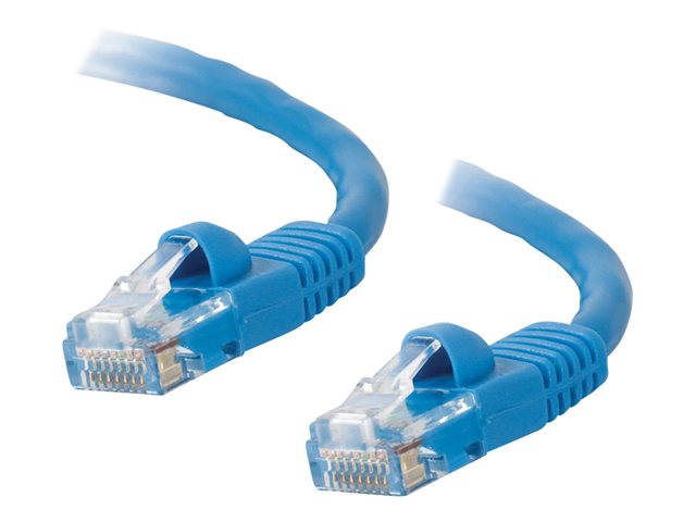 C2G Cat5e Booted Unshielded (UTP) Network Patch Cable - patch cable - 50 cm - blue