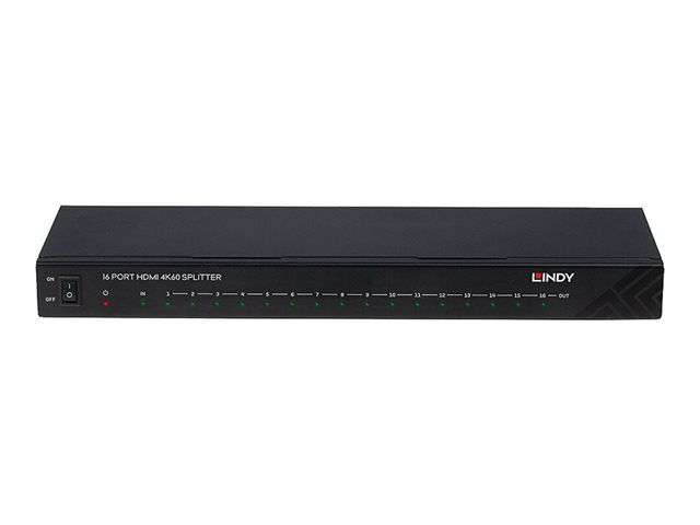 Lindy - video/audio splitter - 16 ports