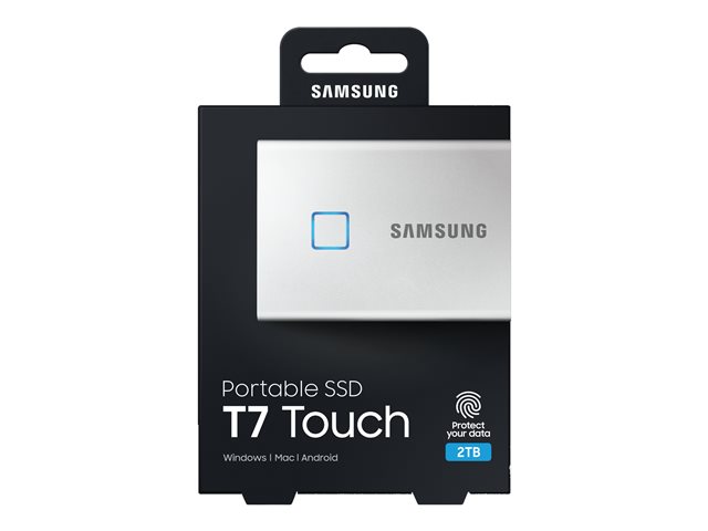 Samsung T7 Touch MU-PC2T0S - SSD - 2 TB - USB 3.2 Gen 2
