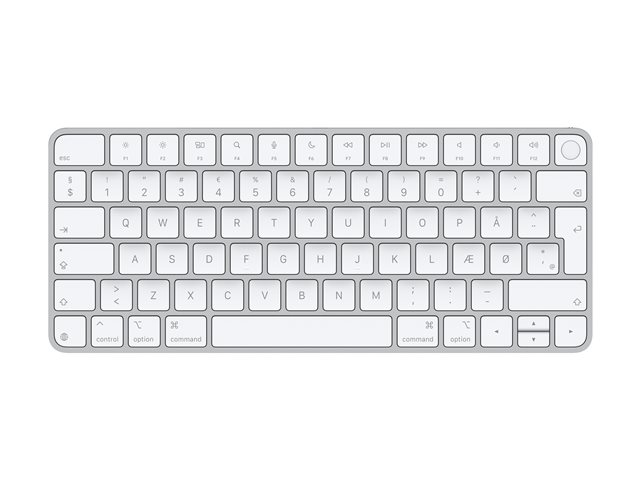 Apple Magic Keyboard with Touch ID - Keyboard - USB-C - wireless - Bluetooth - QWERTY - Danish