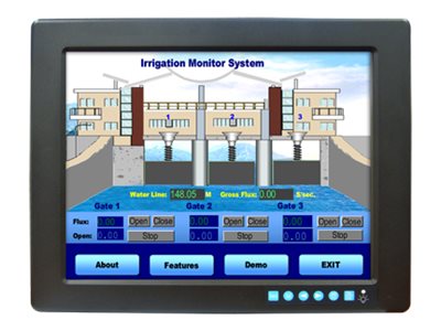 12.1 XGA WT IND. MONITOR W/ RESISTIVE TS