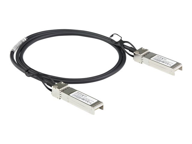 StarTech.com Dell EMC DAC-SFP-10G-1M Compatible 1m 10G SFP+ to SFP+ Direct Attach Cable Twinax, 10GbE SFP+ Copper DAC 10 Gbps Low Power Passive Mini GBIC/Transceiver Module DAC, SFP+ Cable (DACSFP10G1M) - 10GBase direct attach cable - 1 m