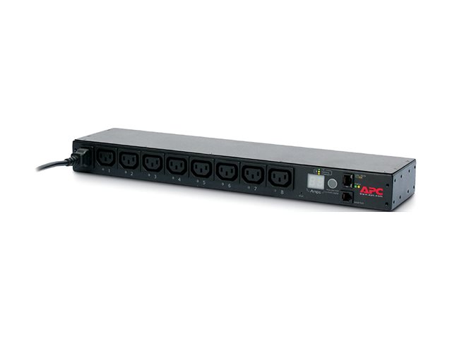 APC Switched Rack PDU AP7920B - Power distribution strip - AC 200/208/230 V - 2300 VA - Ethernet - input: IEC 60320 C14 - output connectors: 8 (power IEC 60320 C13) - 1U - 19" - 1.9 m cord - black - for P/N: SRTL2K2RM1UWC, SRTL2K2RM1UWNC, SRTL3KRM1UIC, SR