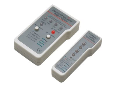 Intellinet Multifunction Cable Tester, RJ-45 and RJ-11, UTP/STP/FTP, Shielded and Unshielded - network tester