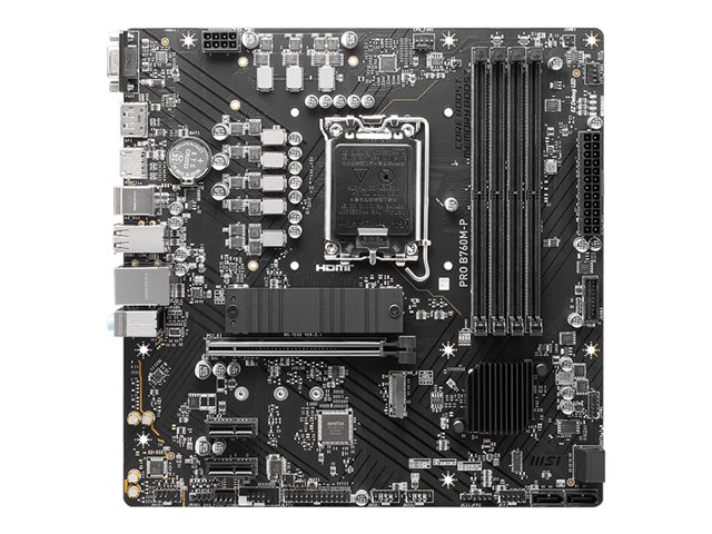 MSI PRO B760M-P - motherboard - micro ATX - LGA1700 Socket - B760