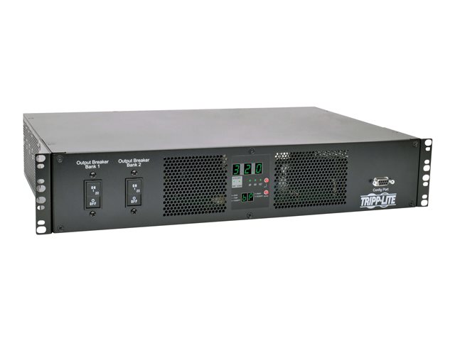 Tripp Lite PDU Metered 7.4kW 230V ATS 16 C13 2 C19 2 IEC309 Cords 32A 2URM - horizontal rackmount - power distribution unit - 7.4 kW - TAA Compliant