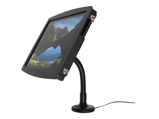 Compulocks Surface Pro 3-7 Space Enclosure Flex Arm Mount - Enclosure - Anti-Theft - for tablet - lockable - high-grade aluminium - black - screen size: 12" - for Microsoft Surface Pro 3, Pro 4, Pro 5, Pro 6, Pro 7, Pro 7+