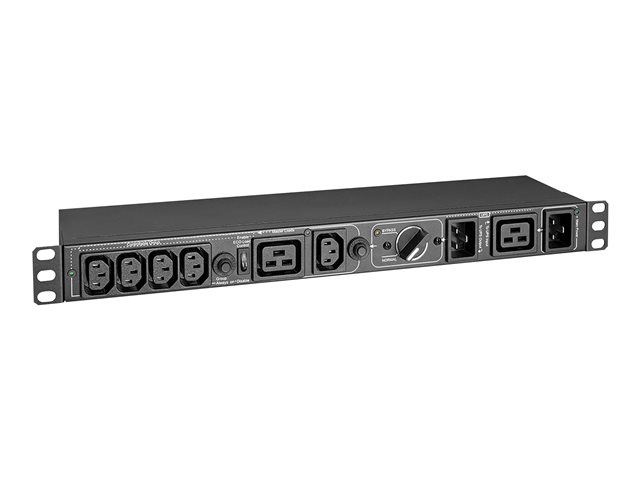 Tripp Lite PDU Hot-Swap 200-240V 16A Single-Phase with Manual Bypass - 5 C13 and 1 C19 Outlets, 2 C20 Inlets, 1U Rack/Wall; - power distribution unit - 3.8 kW