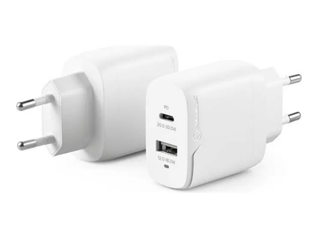 ALOGIC Rapid Power power adapter - GaN - 24 pin USB-C, USB - 32 Watt