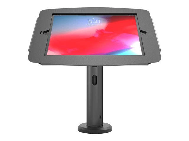 Compulocks iPad Pro 11" (1-4th Gen) Space Enclosure Tilting Stand 8" - Mounting kit (enclosure, pole stand) - for tablet - high-grade aluminium - black - screen size: 11" - for Apple 11-inch iPad Pro (1st generation, 2nd generation, 3rd generation, 4th ge