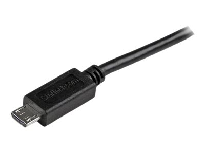 StarTech 3m 10 ft Long Micro-USB Charge-and-Sync Cable -M/M - USB to Micro USB Charging Cable - 24 AWG (USBAUB3MBK) - USB cable - Micro-USB Type B (M) to USB (M) - USB 2.0 - 3 m - molded - black