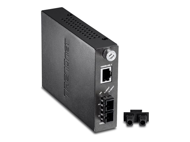 TRENDnet TFC-1000 - fibre media converter - 1GbE - TAA Compliant