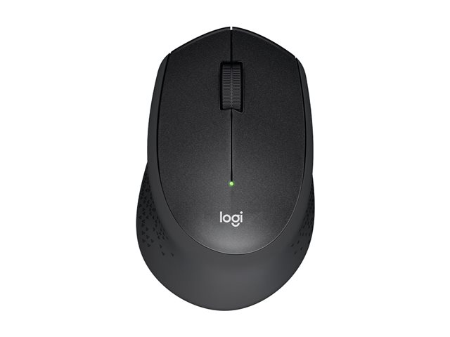 Logitech M330 SILENT PLUS - Mouse - 3 buttons - wireless - 2.4 GHz - USB wireless receiver - blue