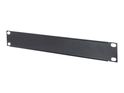 Intellinet 10" Blank Panel, 1U Cover for Unused Space in 10" Cabinet, Metal, Black - blank panel - 1U
