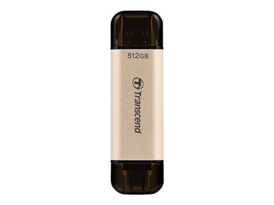 Transcend JetFlash 930C - USB flash drive - 256 GB - USB 3.2 Gen 1 / USB-C - gold