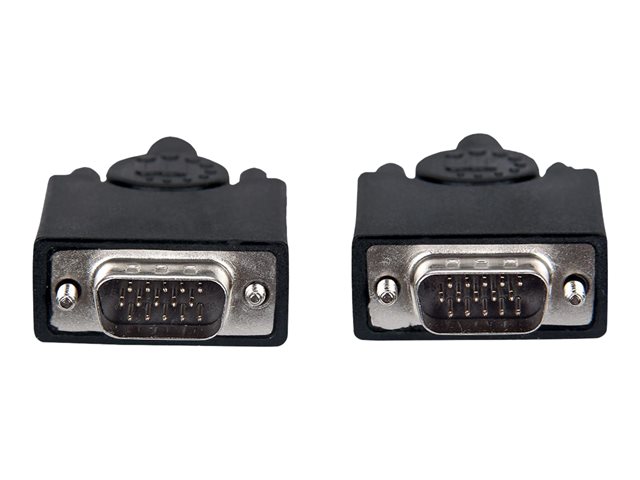 SVGA FERRITE MONITOR CABLE 20M -MALE/MALE BLACK POLYBAG
