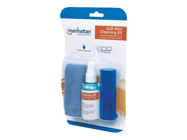 LCD MINI CLEANING KIT- SOLUTION/BRUSH/MICROFIBER/BAG