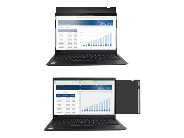 Startech 14in Lap14in Laptop Privacy Screen, Anti-Glare Privacy Filter for Widescreen (16:9) Displays, Laptop Monitor Screen Protector with 51% Blue Light Reduction - Reversible Matte/Glossy Sides (14L-PRIVACY-SCREEN) - Notebook privacy filter (horizontal
