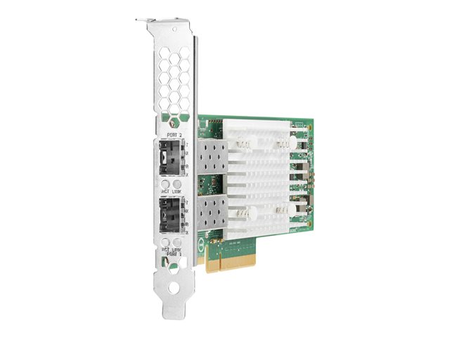 Intel E810-XXVDA2 - Network adapter - PCIe 4.0 x8 - 25 Gigabit SFP28 x 2 - for Edgeline e920, ProLiant DL20 Gen10, DL325 Gen10, DL360 Gen10, DL380 Gen10, ML30 Gen10