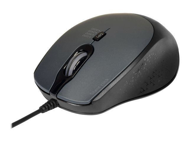 MOUSE OFFICE PRO SILENT WIRED BLACK