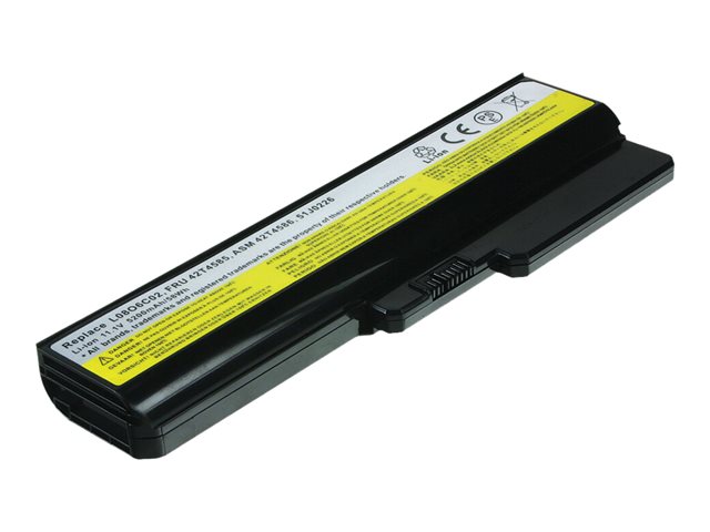 2-Power Main Battery Pack - laptop battery - Li-Ion - 5200 mAh - 57 Wh