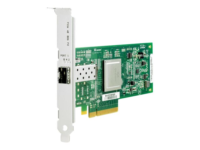 HPE StorageWorks 81Q - Host bus adapter - PCIe 2.0 x4 / PCIe x8 low profile - 8Gb Fibre Channel - for Modular Smart Array 1040, ProLiant DL360p Gen8, DL380 G6, DL385p Gen8, SL210t Gen8