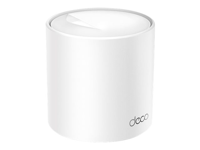TP-Link Deco X10 V1 - Wi-Fi system - (router) - up to 2,100 sq.ft - mesh 1GbE - Wi-Fi 6 - Dual Band