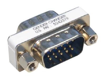 Cables Direct High Density Slimline Gender Changer - VGA cable