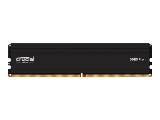 Crucial - DDR5 - module - 48 GB - DIMM 288-pin - 5600 MHz / PC5-44800 - CL46 - 1.1 V - unbuffered - on-die ECC - black