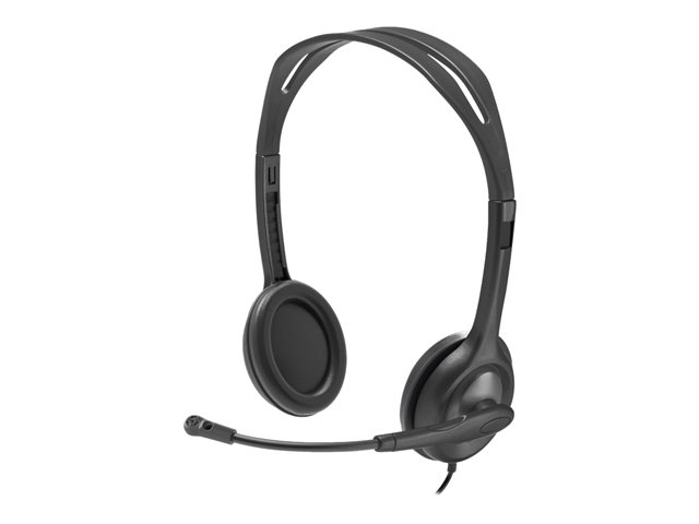 Logitech H111 - Headset - on-ear - wired - 3.5 mm jack